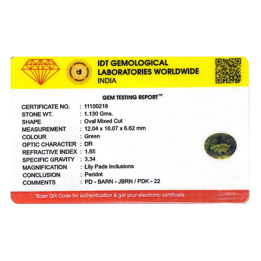 Peridot - 5.65 Carat