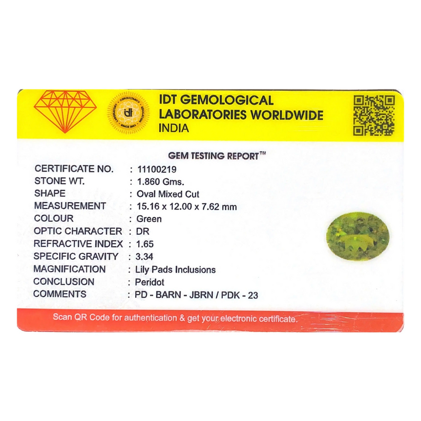 Peridot - 9.3 Carat