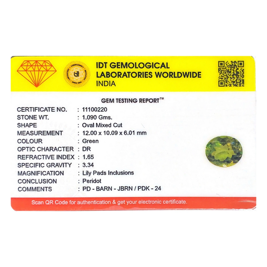 Peridot - 5.45 Carat