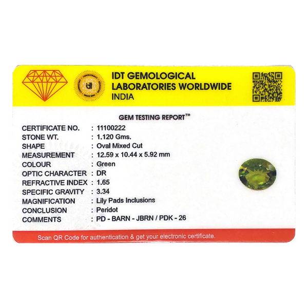 Peridot - 5.6 Carat