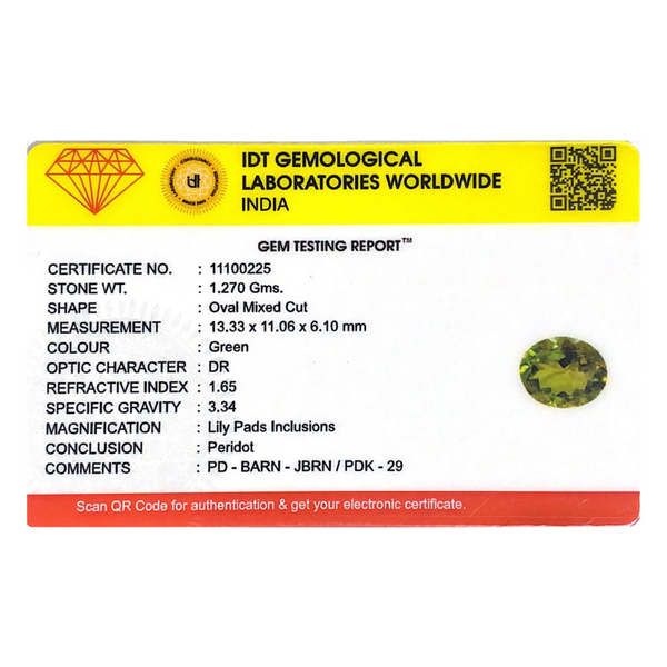 Peridot - 6.35 Carat
