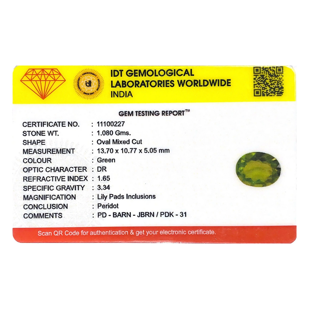 Peridot - 5.4 Carat