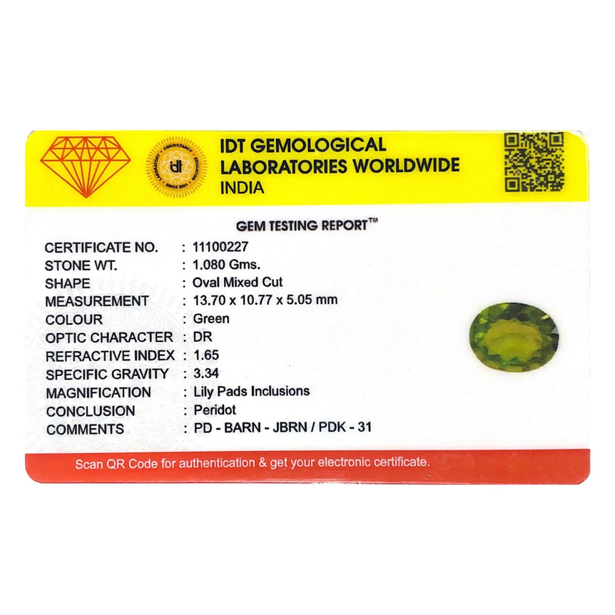 Peridot - 5.4 Carat