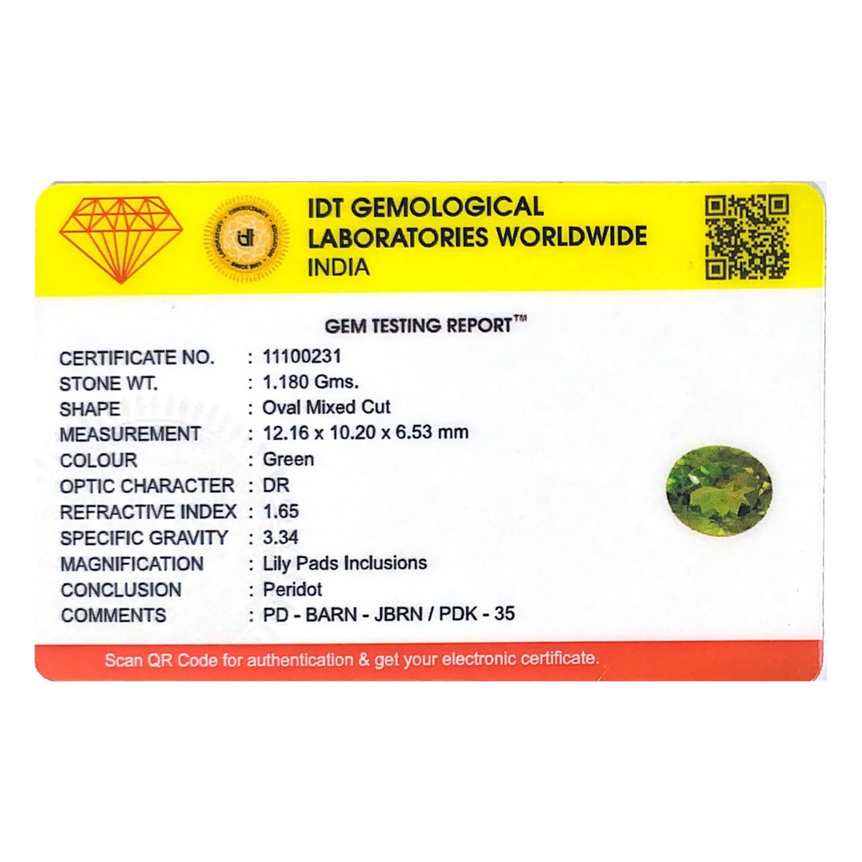 Peridot - 5.9 Carat