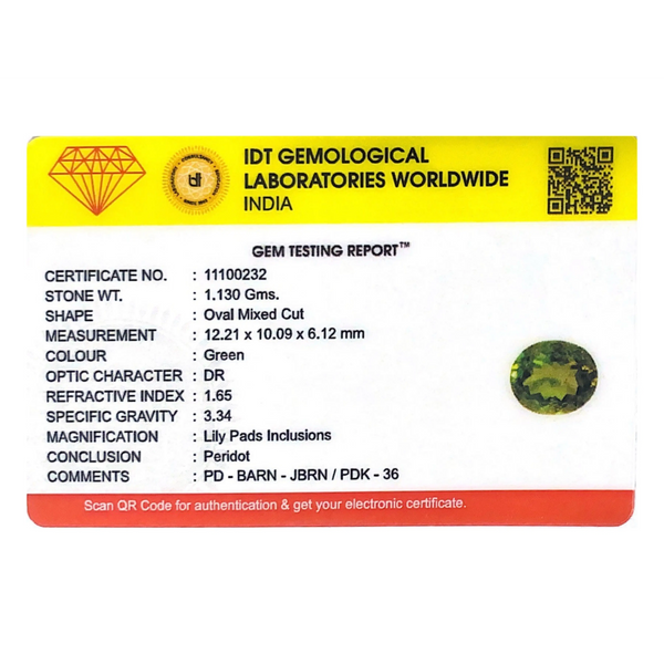 Peridot - 5.65 Carat