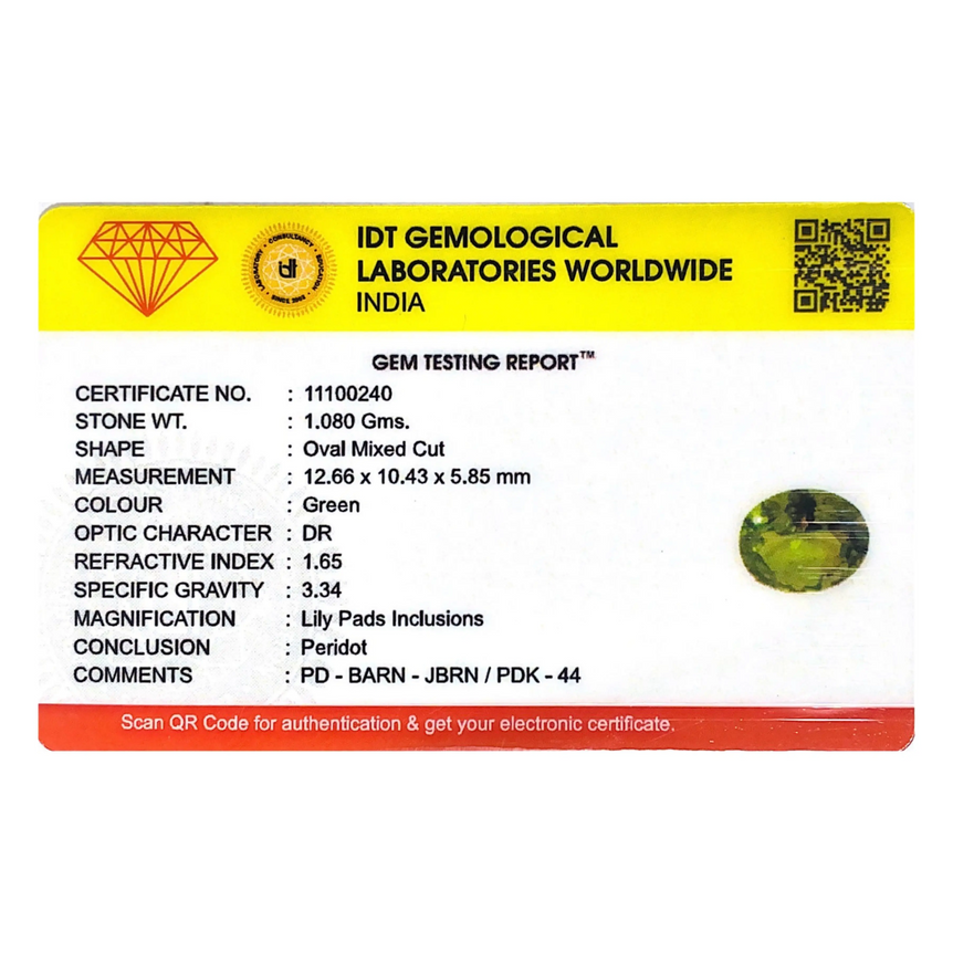 Peridot - 5.4 Carat
