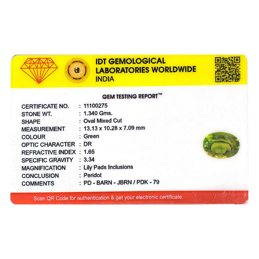 Peridot - 6.7 Carat