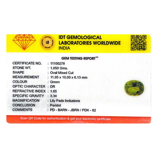 Peridot - 5.25 Carat