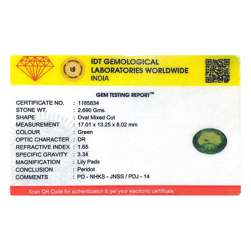 Peridot - 13.45 Carat - Pramogh