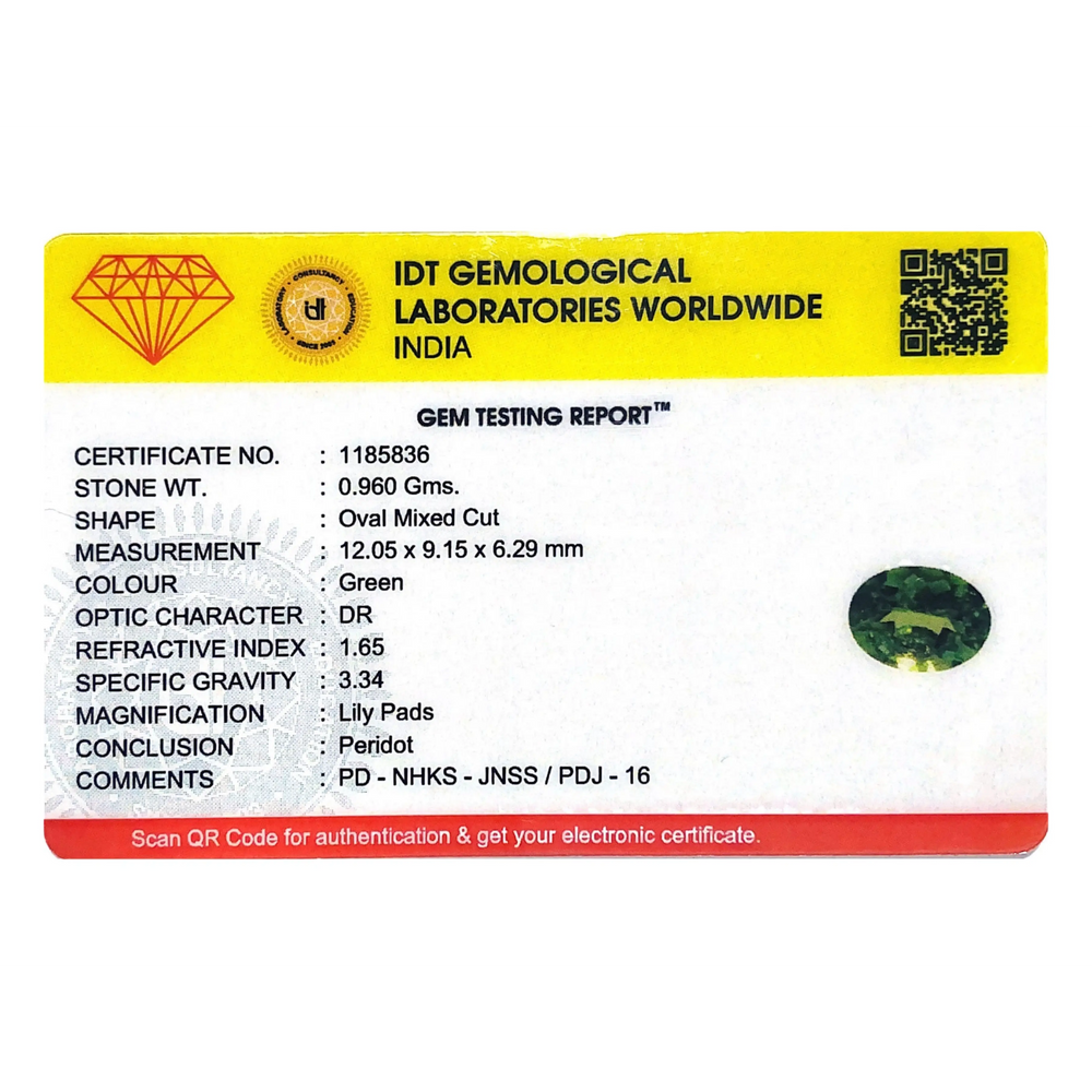 Peridot - 4.8 Carat - Pramogh