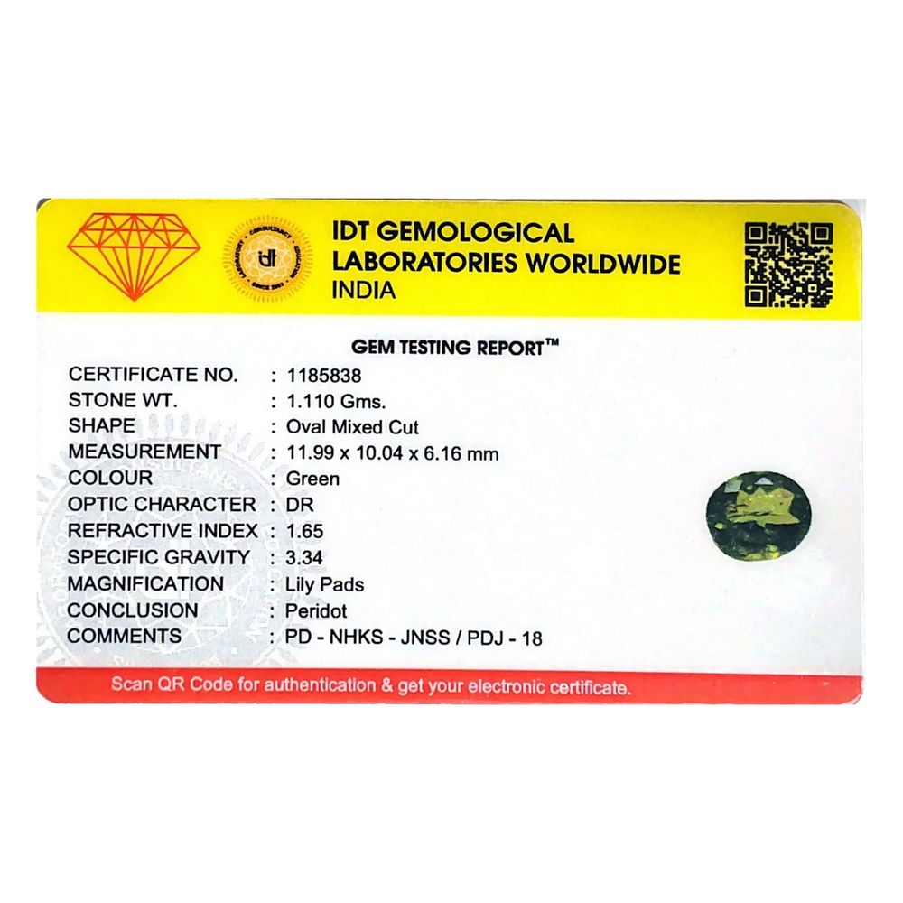 Peridot - 5.55 Carat - Pramogh