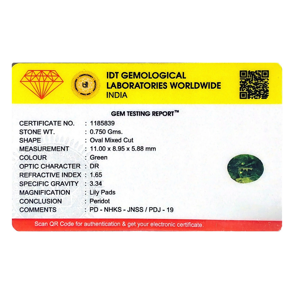 Peridot - 3.75 Carat - Pramogh