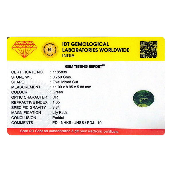 Peridot - 3.75 Carat - Pramogh