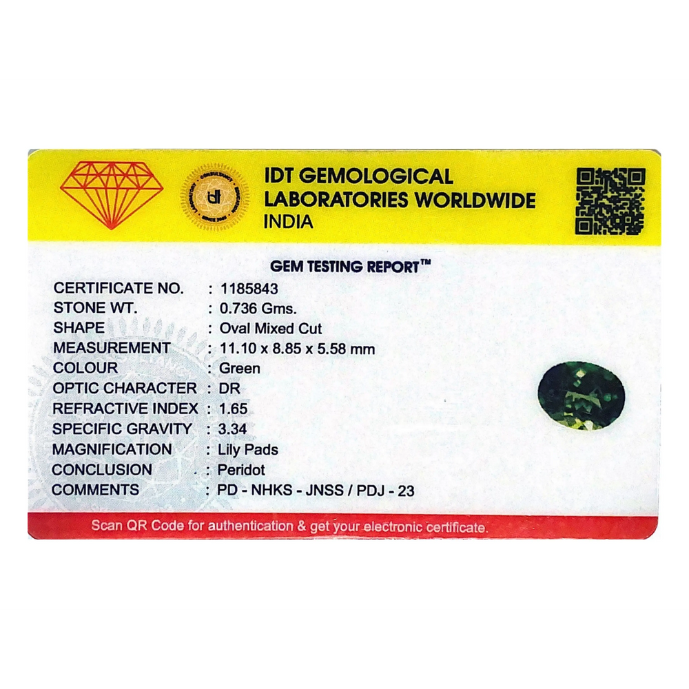 Peridot - 3.68 Carat - Pramogh