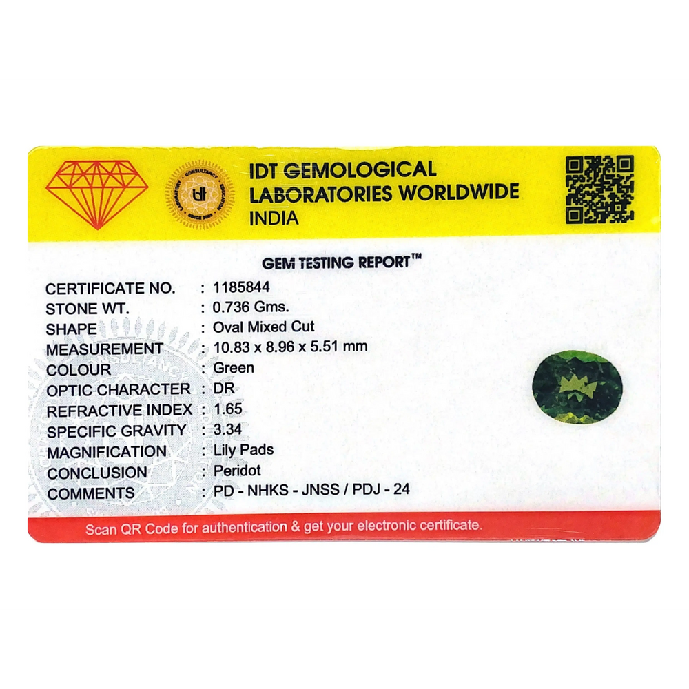 Peridot - 3.68 Carat - Pramogh