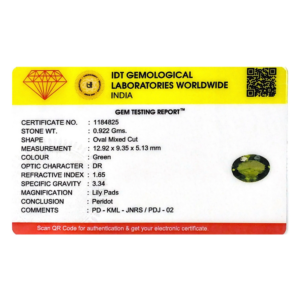 Peridot - 4.61 Carat - Pramogh
