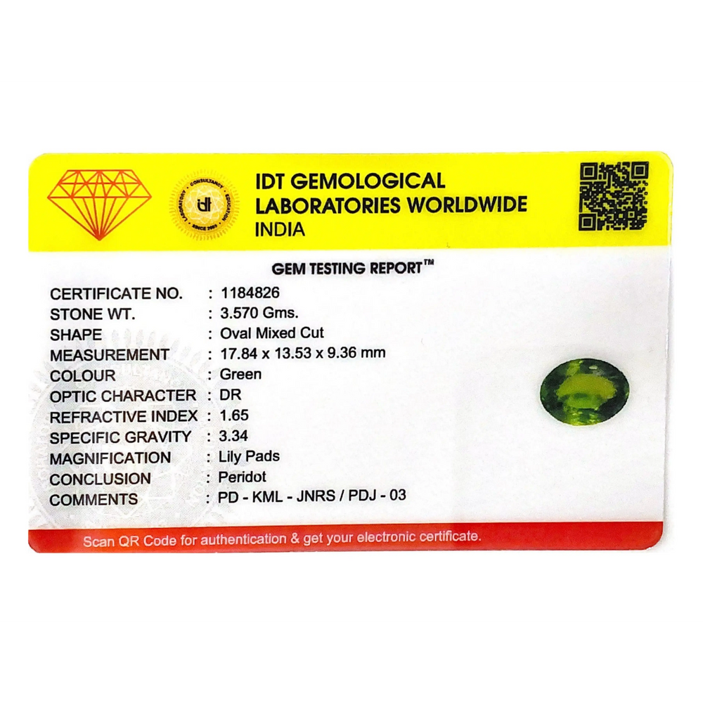 Peridot - 17.85 Carat - Pramogh