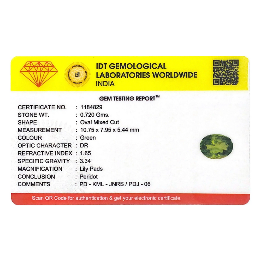 Peridot - 3.6 Carat - Pramogh