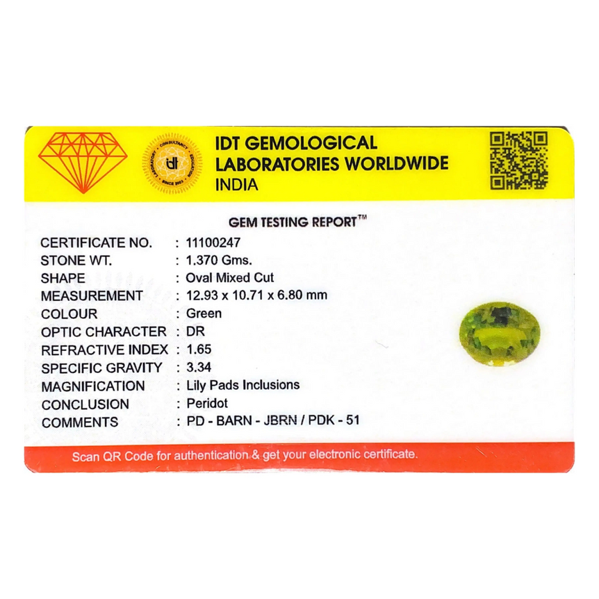 Peridot - 6.85 Carat