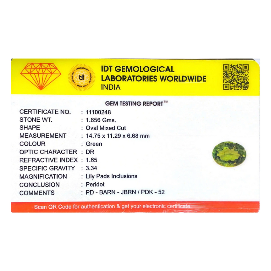 Peridot - 8.28 Carat