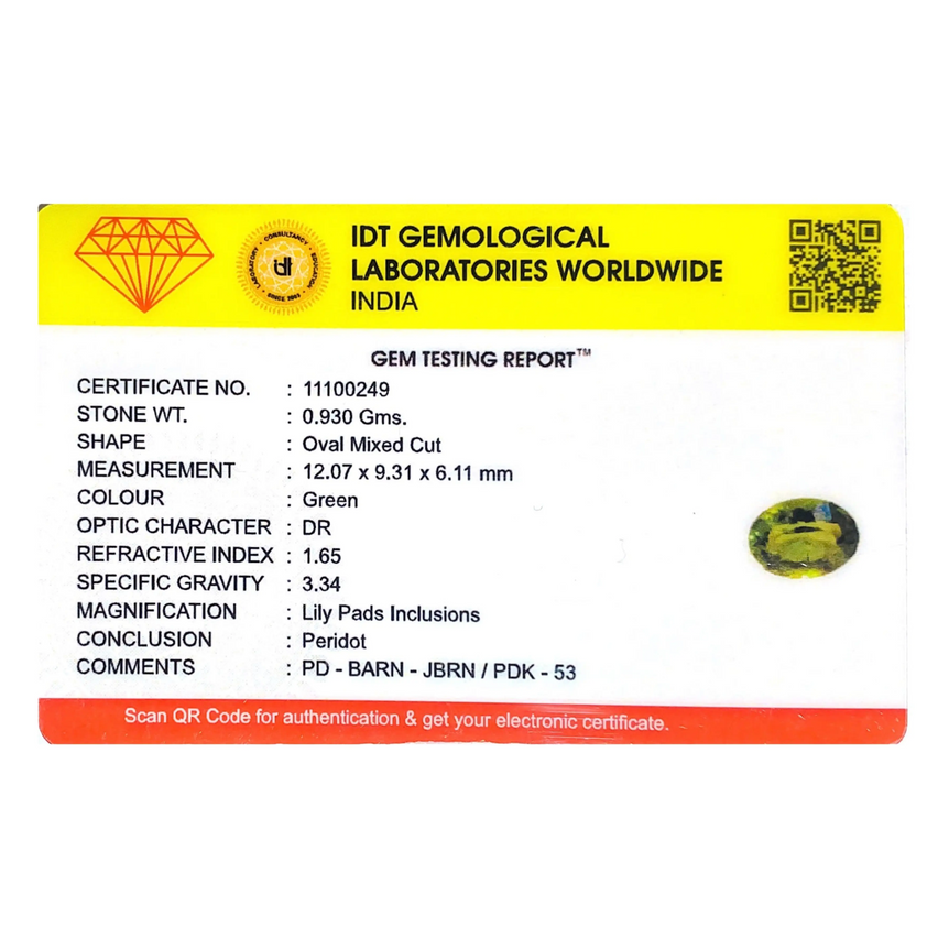 Peridot - 4.65 Carat