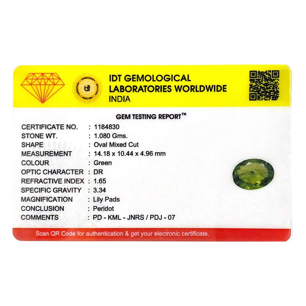 Peridot - 5.4 Carat - Pramogh