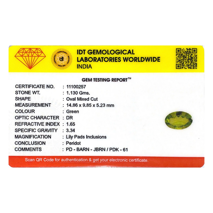 Peridot - 5.65 Carat