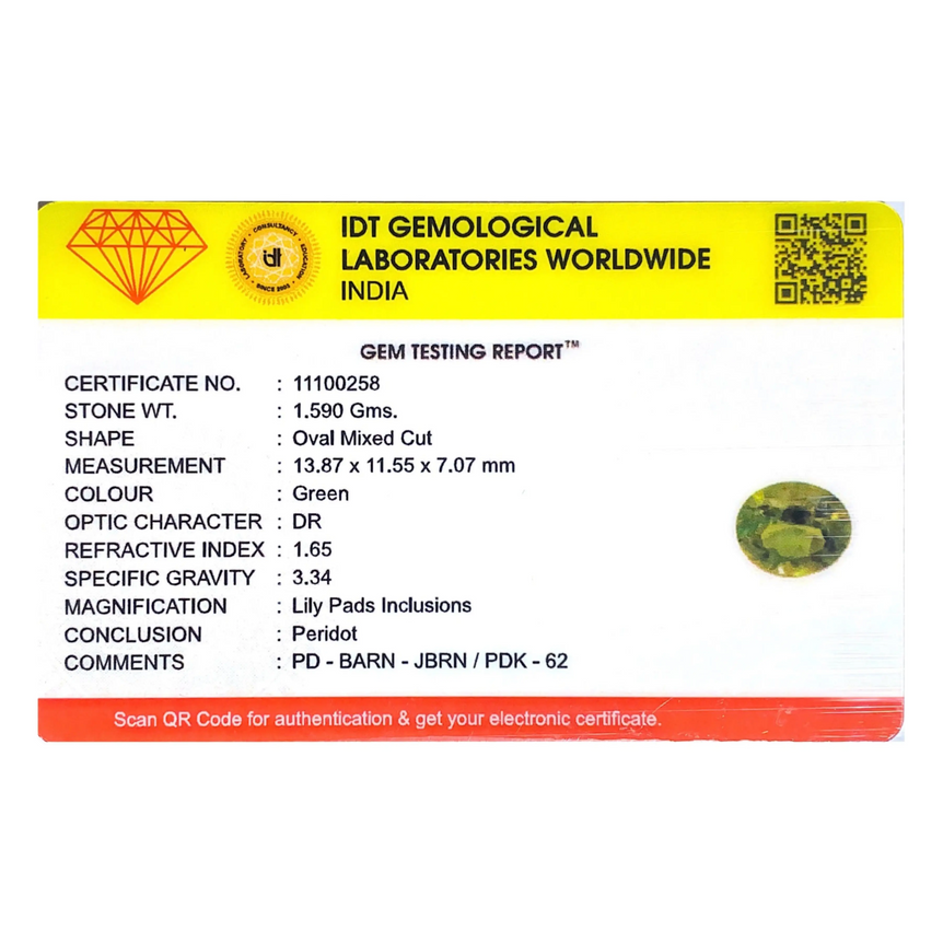 Peridot - 7.95 Carat