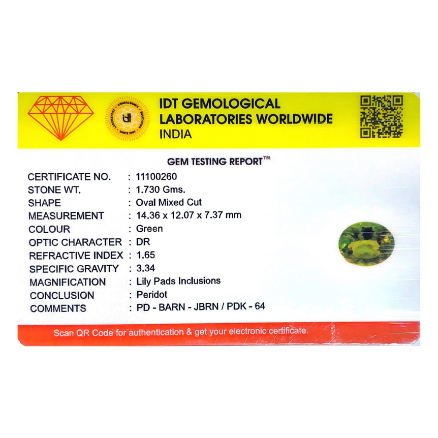 Peridot - 8.65 Carat