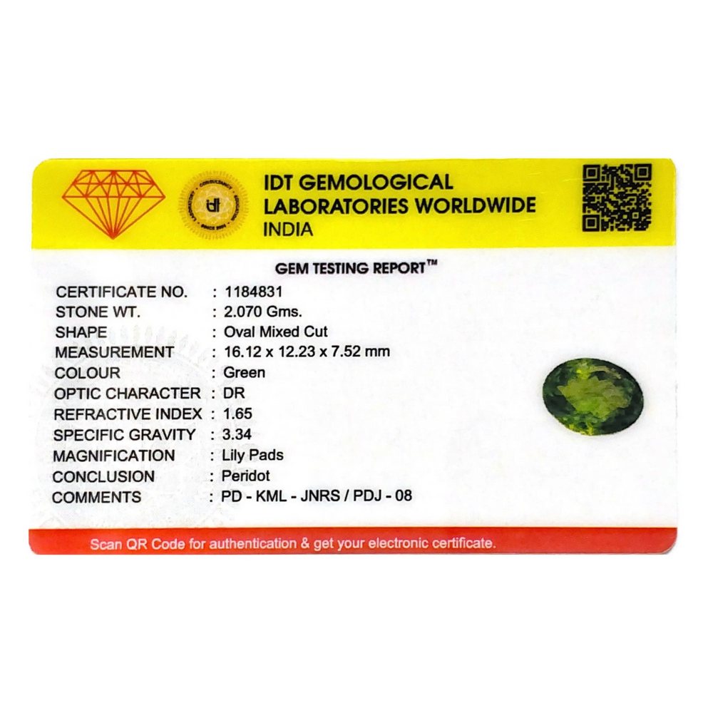 Peridot - 10.35 Carat - Pramogh