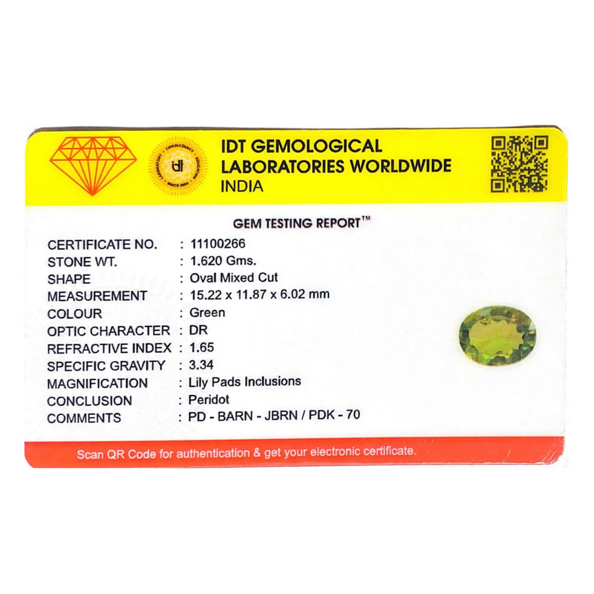 Peridot - 8.1 Carat