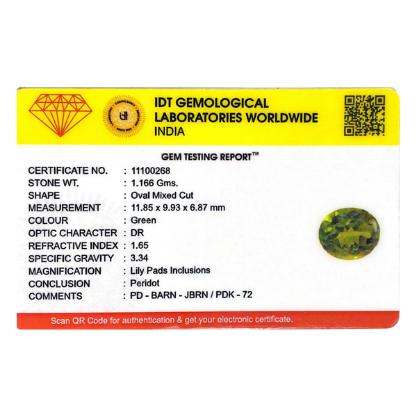 Peridot - 5.83 Carat