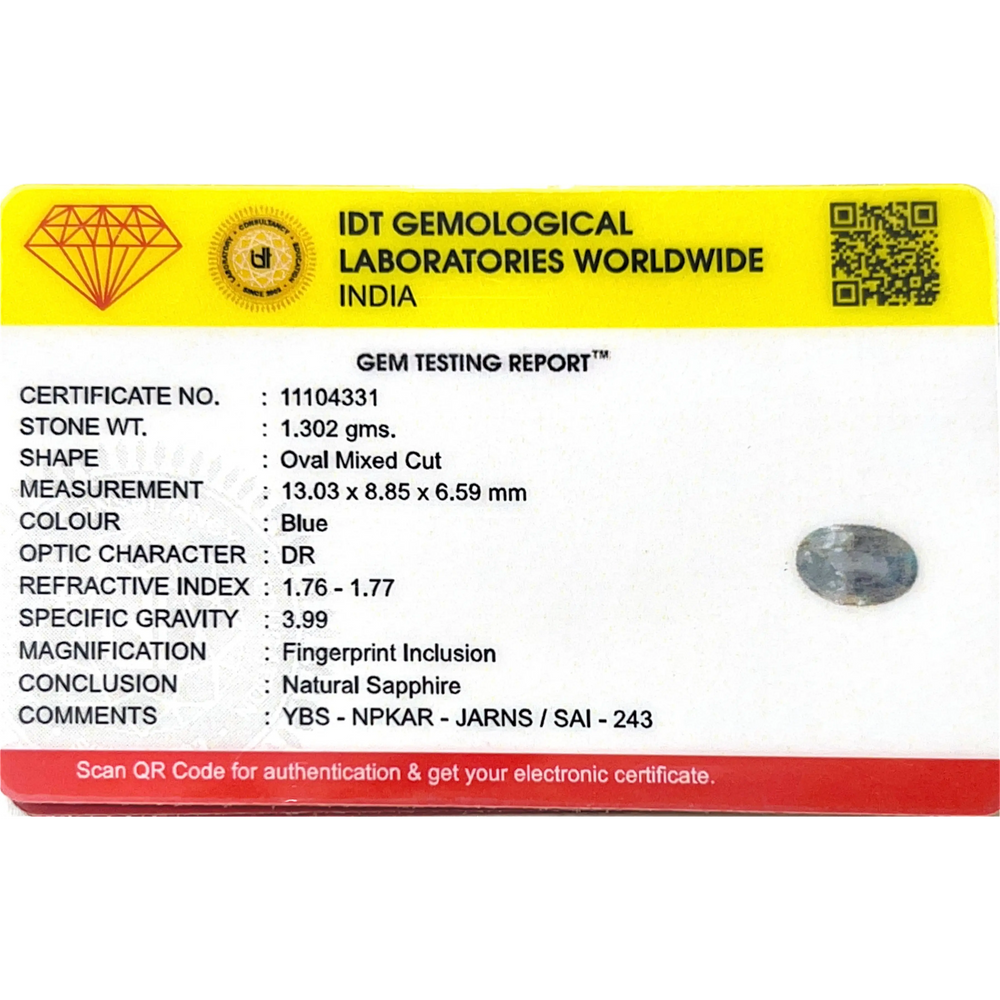 Bi-Color Sapphire (Pitambari)  - 4.25 Carat