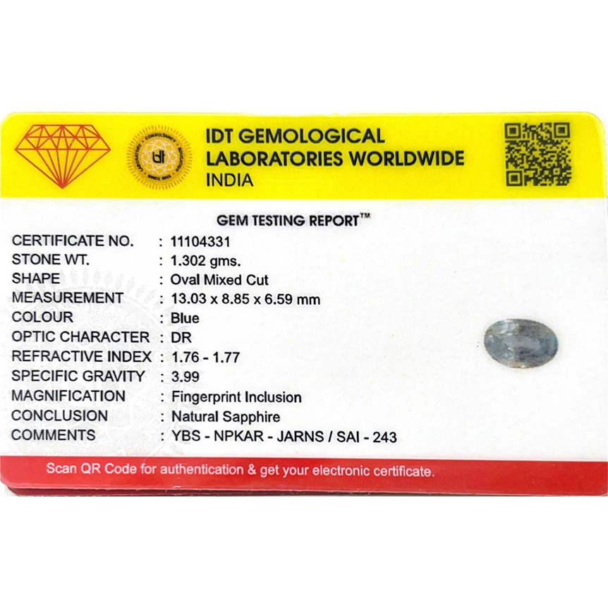 Bi-Color Sapphire (Pitambari)  - 4.25 Carat