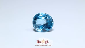 Blue Zircon - 7.85 Carat