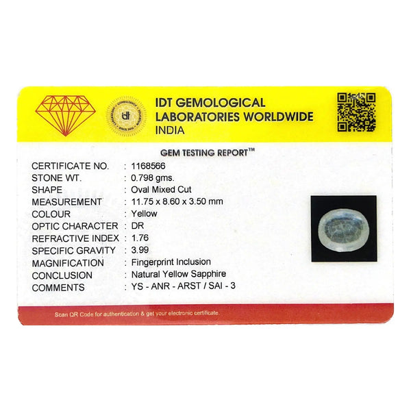White Sapphire- 3.99 Carat - Pramogh