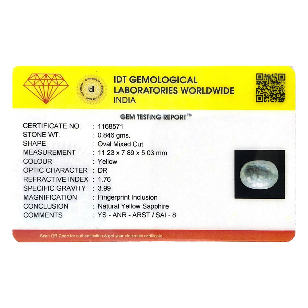 White Sapphire- 4.23 Carat - Pramogh