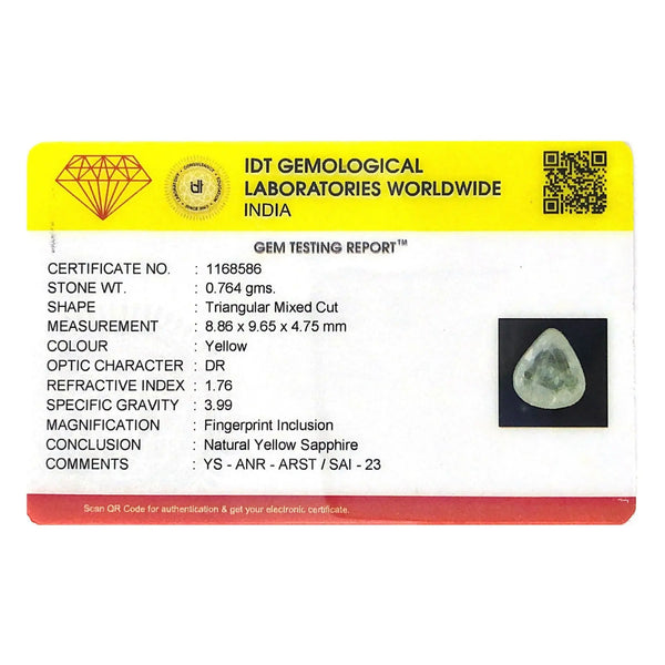 White Sapphire- 3.82 Carat - Pramogh