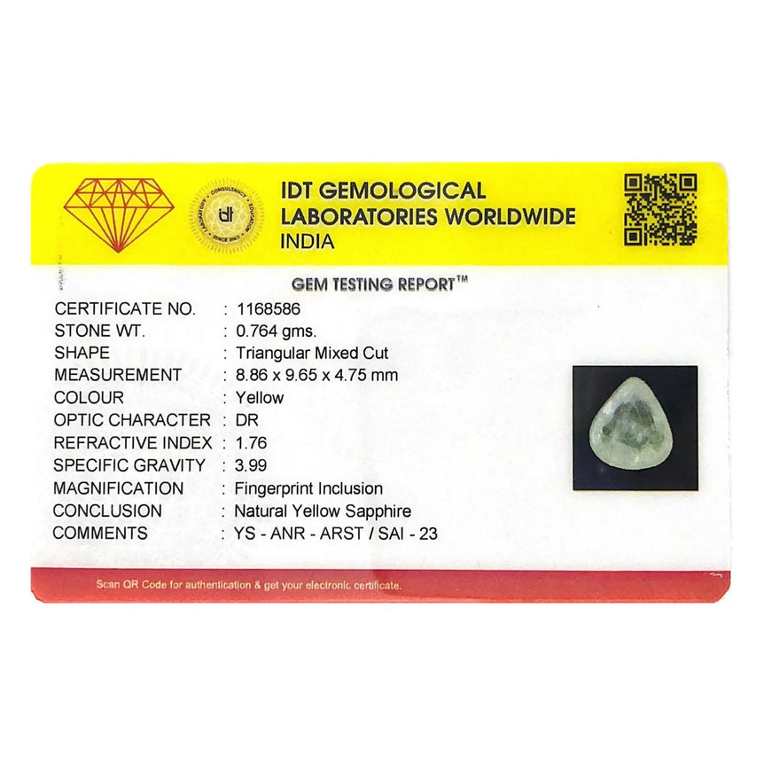 White Sapphire- 3.82 Carat - Pramogh