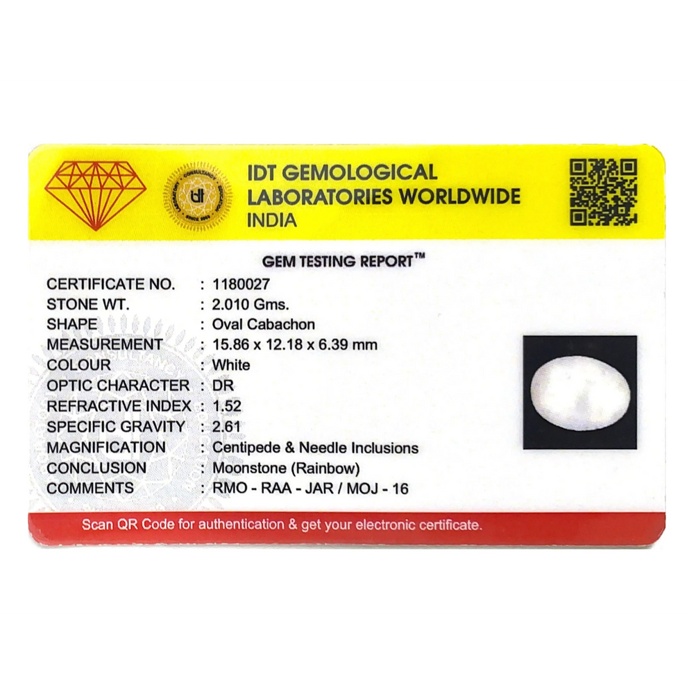 Rainbow Moonstone - 10.05 Carat - Pramogh
