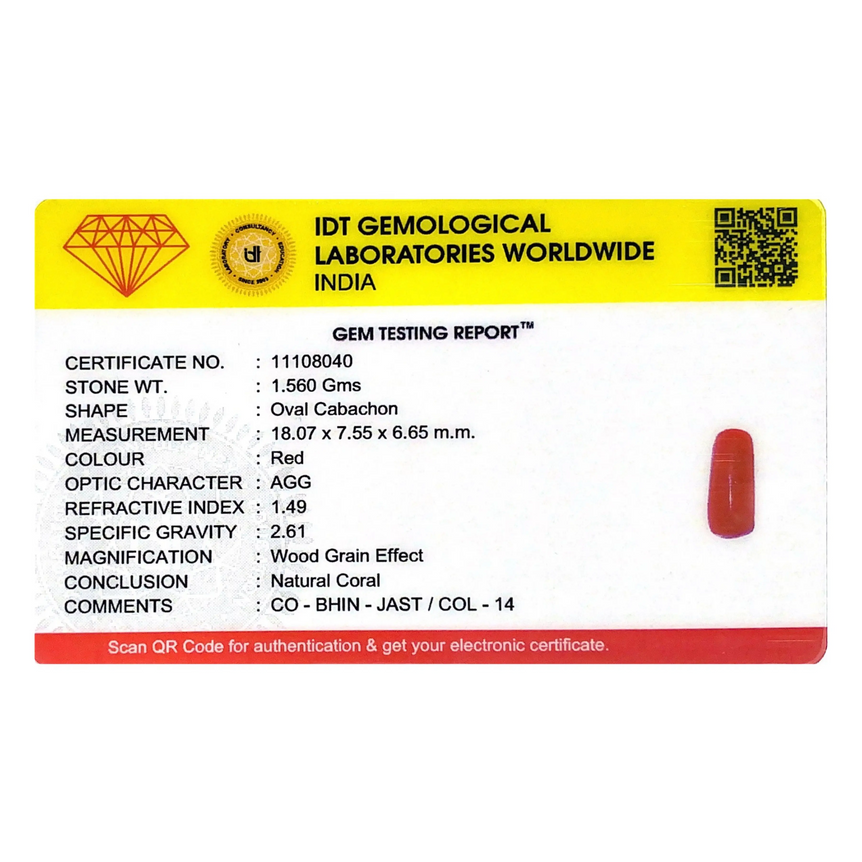 Red Coral - 7.8 Carat
