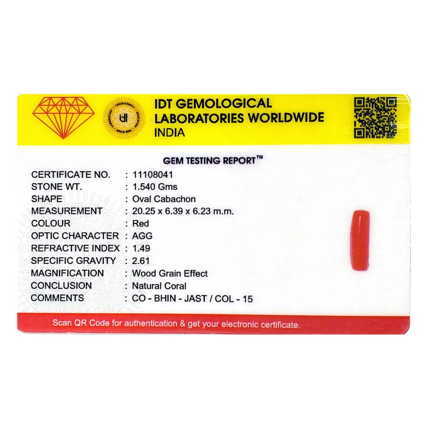 Red Coral - 7.7 Carat