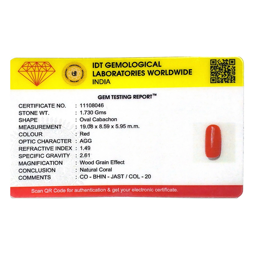 Red Coral - 8.65 Carat