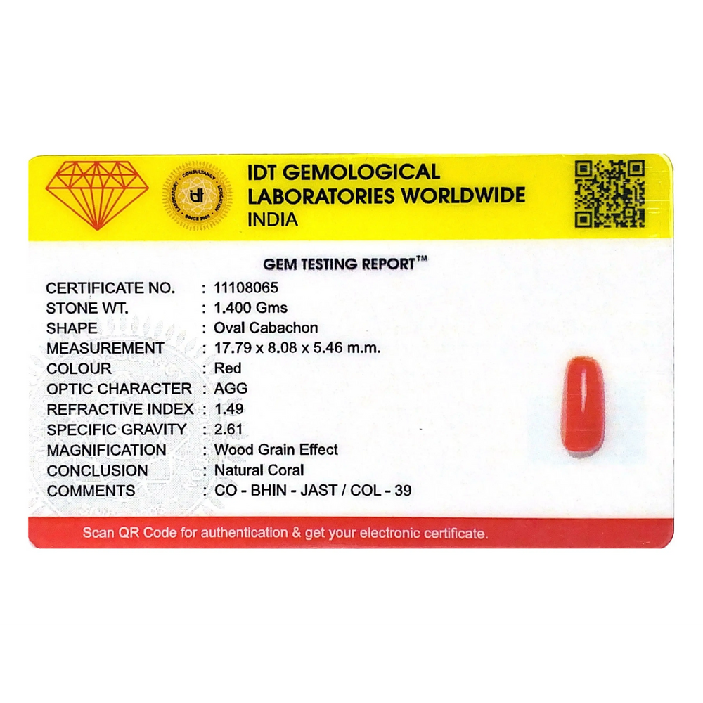 Red Coral - 7 Carat