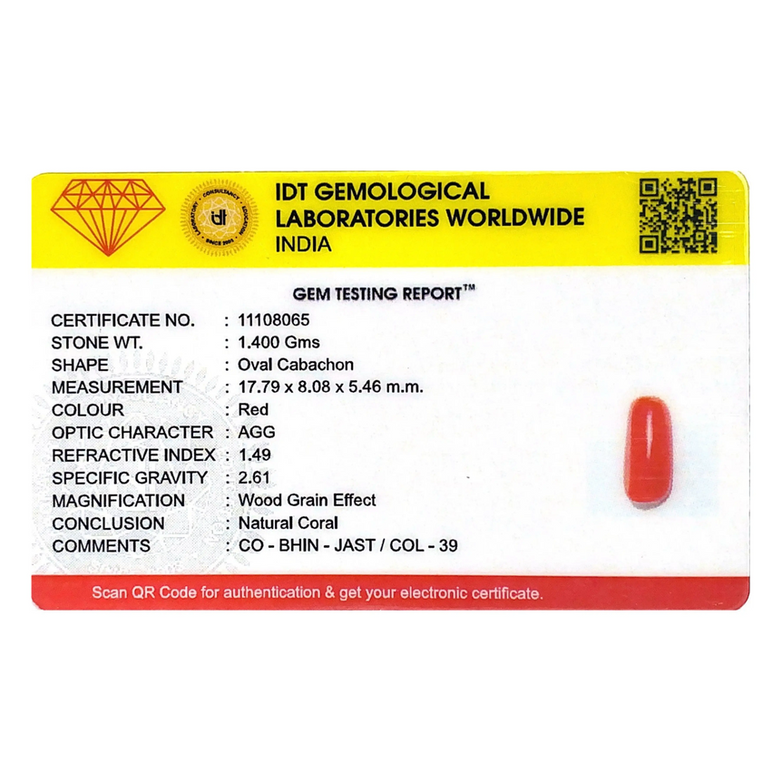Red Coral - 7 Carat