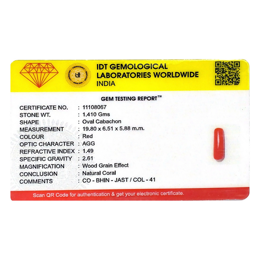 Red Coral - 7.05 Carat