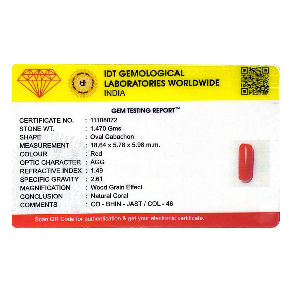 Red Coral - 7.35 Carat