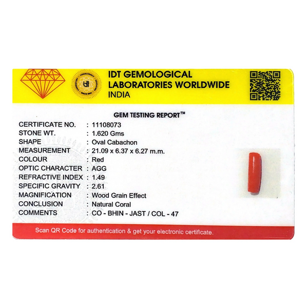 Red Coral - 8.1 Carat