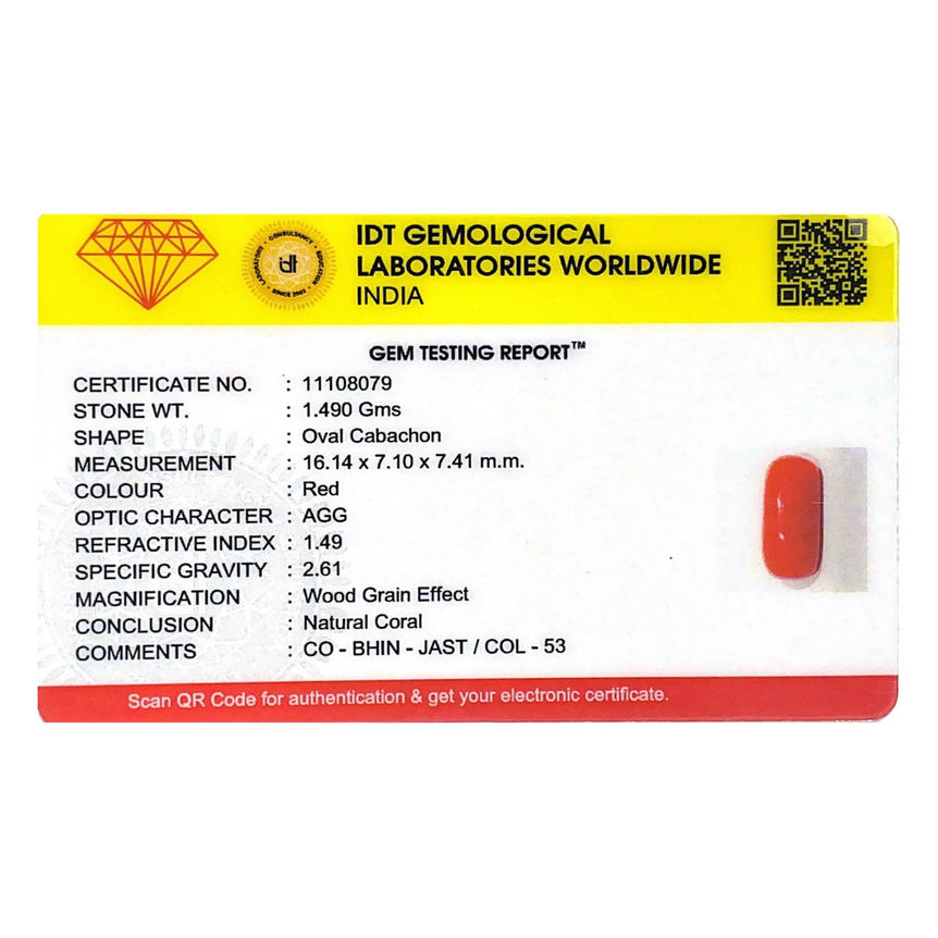 Red Coral - 7.45 Carat