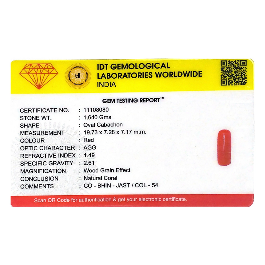 Red Coral - 8.2 Carat